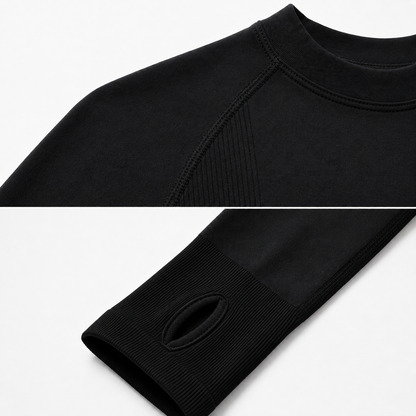 Compression Long Sleeve Skipping Top