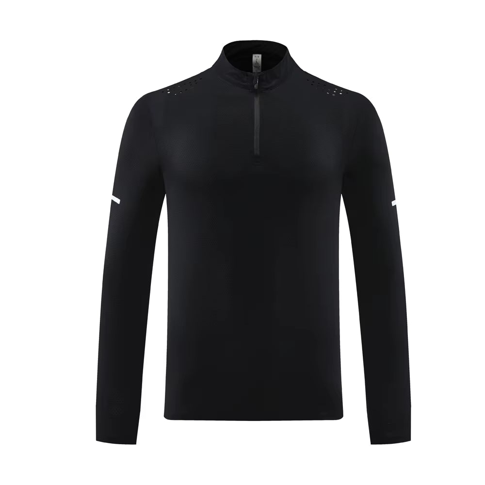 Long Sleeve Compression Zip Shirt