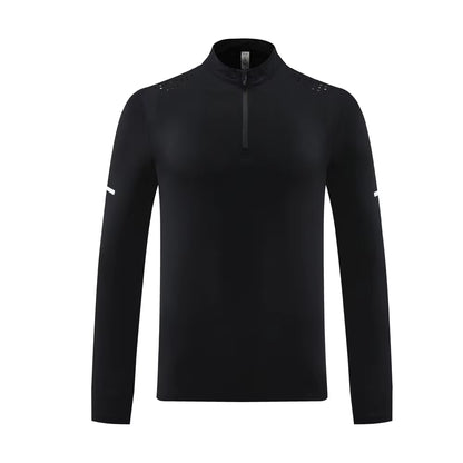 Long Sleeve Compression Zip Shirt
