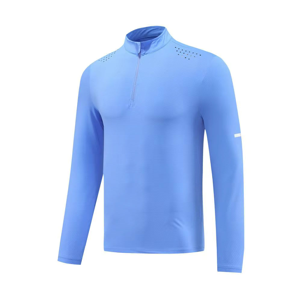 Long Sleeve Compression Zip Shirt