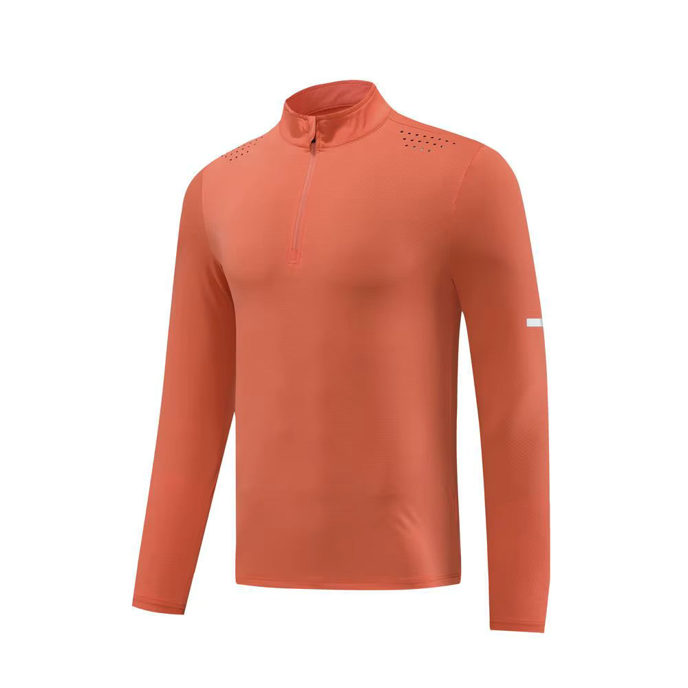 Long Sleeve Compression Zip Shirt