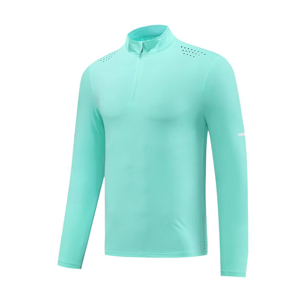 Long Sleeve Compression Zip Shirt