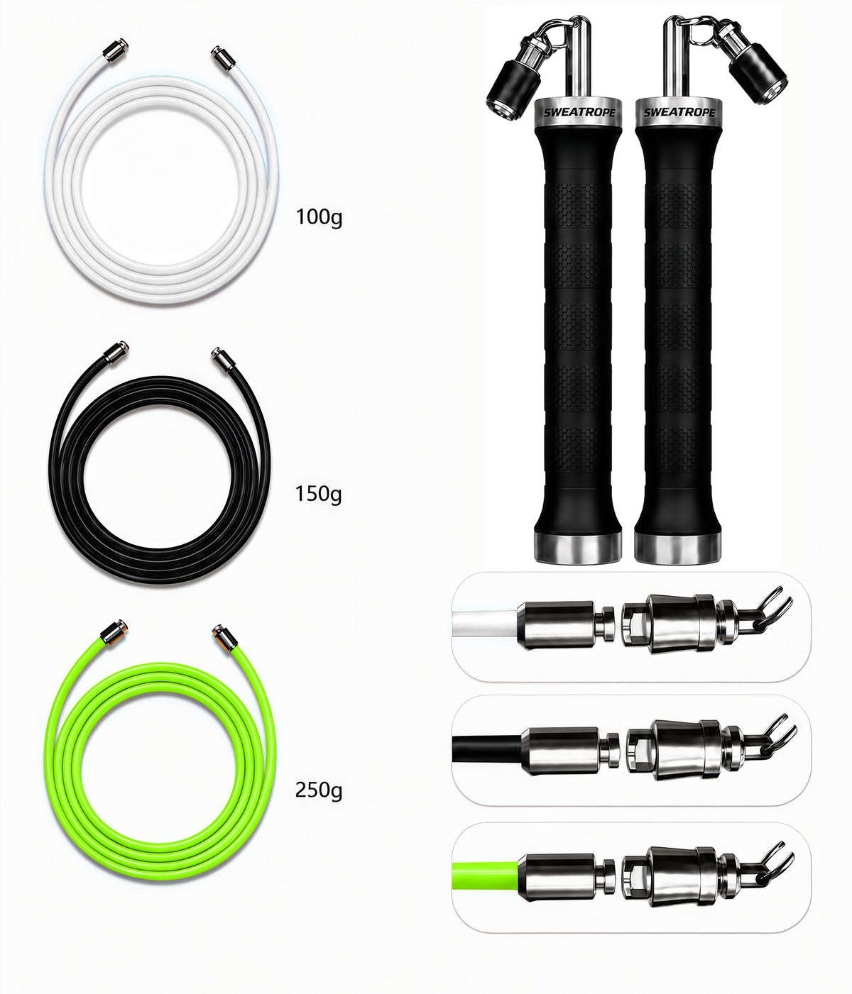 Premium Metal Weighted Rope Set